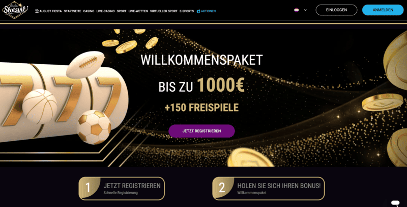 SlotsVil – das beste Online-Casino in Deutschland mit ausländischer Lizenz